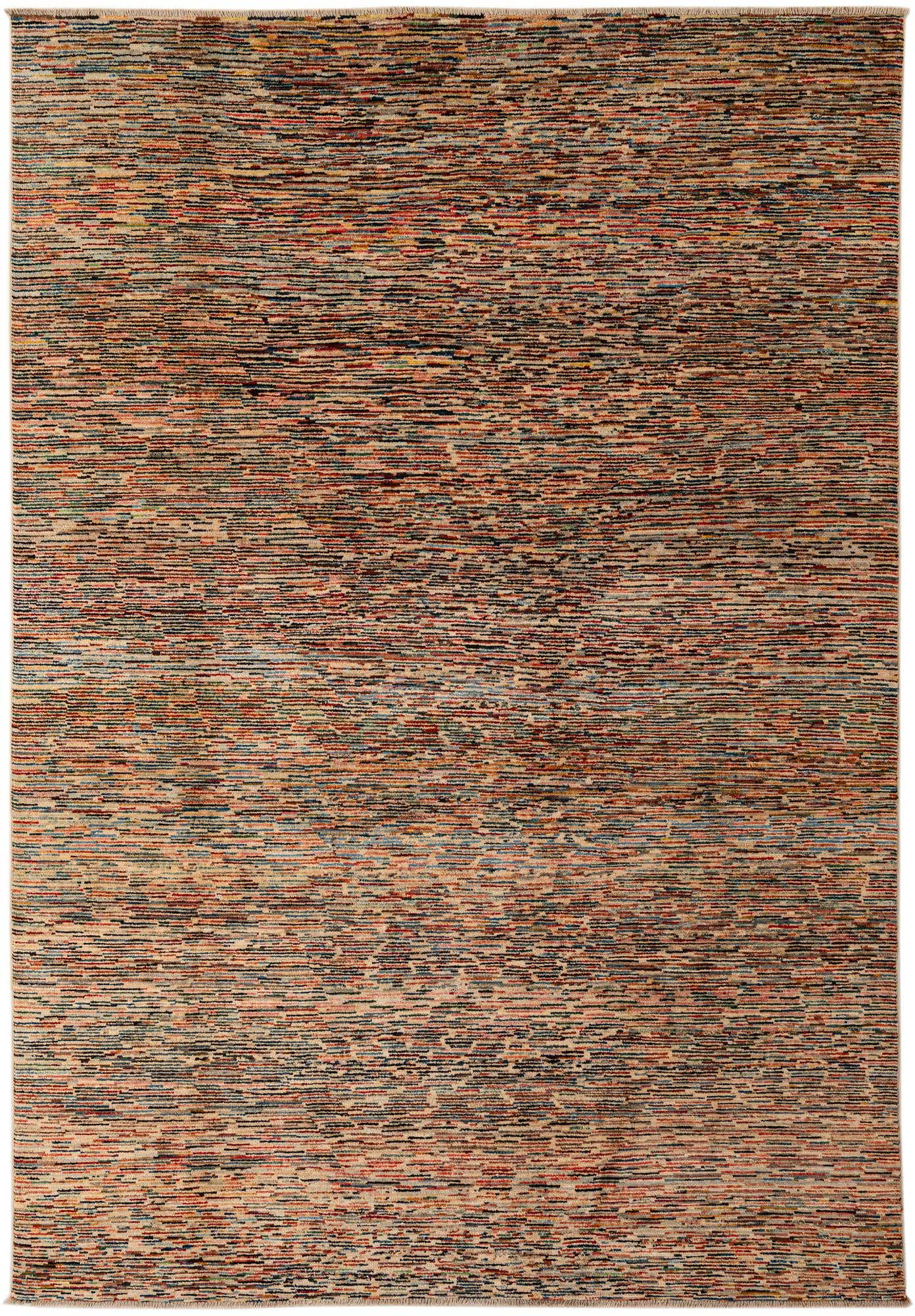 6' 7 x 9' 7 Hand Knotted Modern Ziegler Wool Rug