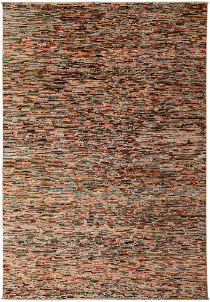 6' 7 x 9' 7 Hand Knotted Modern Ziegler Wool Rug