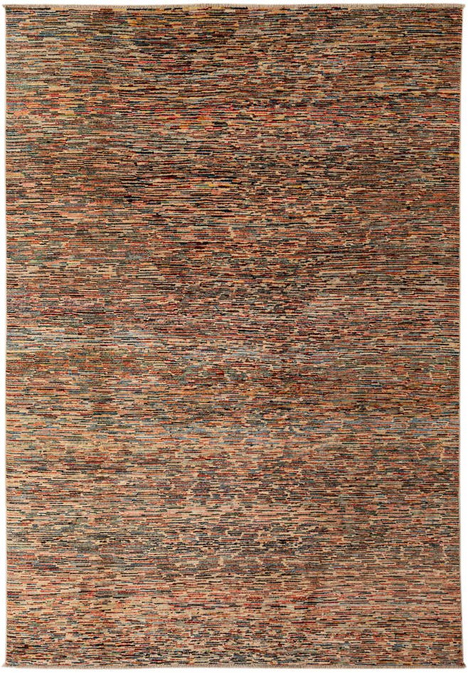 Detail image of 6' 7 x 9' 7 Hand Knotted Modern Ziegler Wool Rug