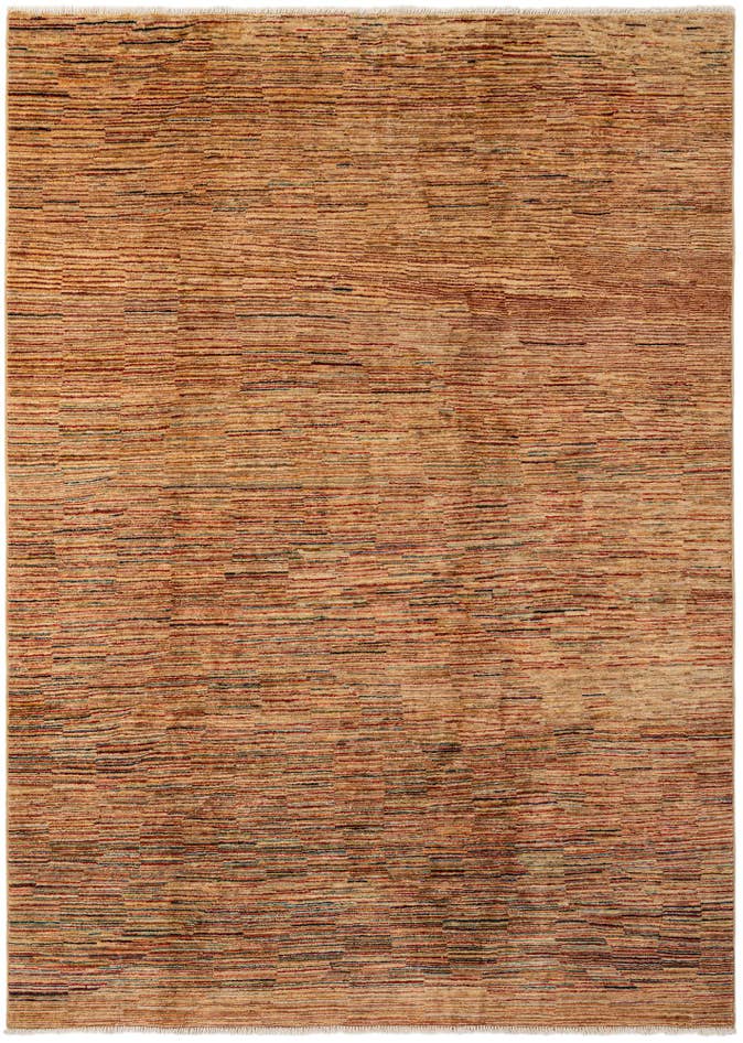 Detail image of 6' 10 x 9' 5 Hand Knotted Modern Ziegler Wool Rug