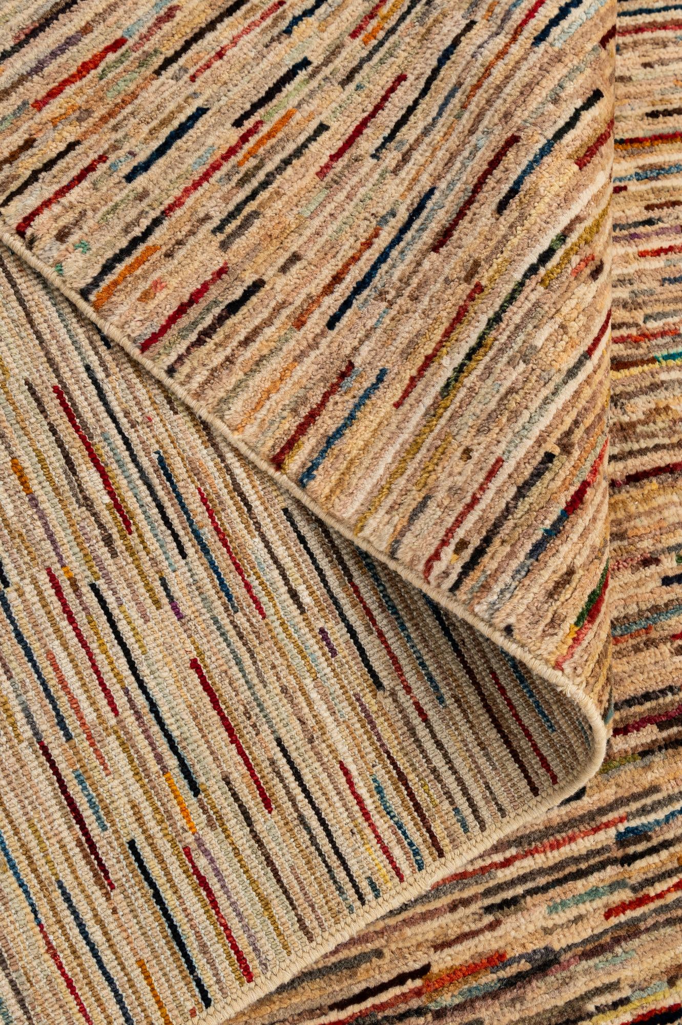 6' 9 x 9' 7 Hand Knotted Modern Ziegler Wool Rug