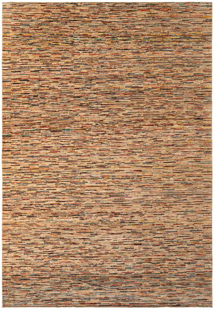 6' 9 x 9' 7 Hand Knotted Modern Ziegler Wool Rug