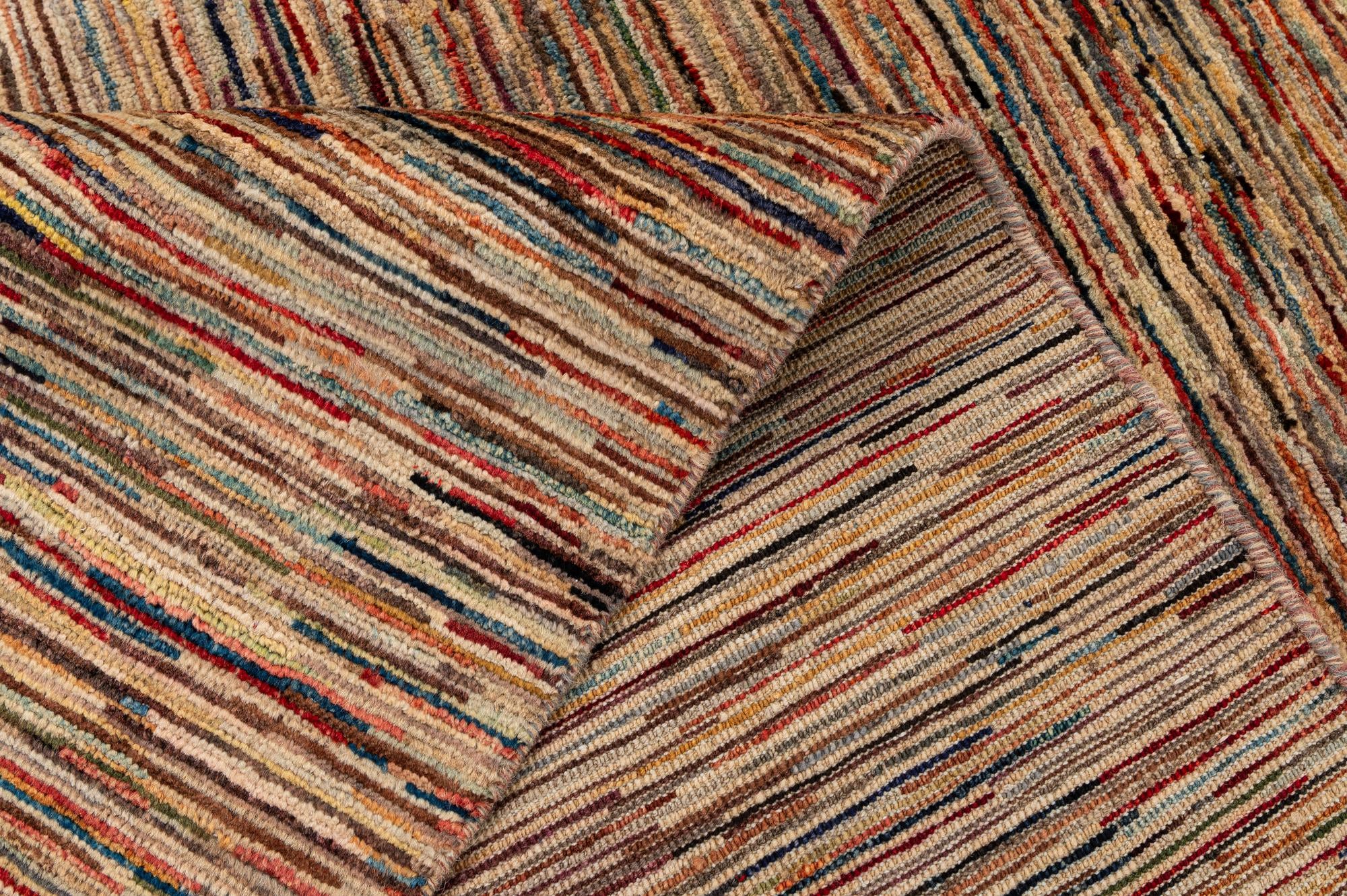 6' 6 x 9' 8 Hand Knotted Modern Ziegler Rug