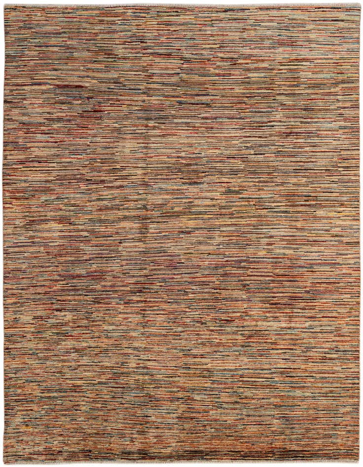 Detail image of 6' 6 x 9' 8 Hand Knotted Modern Ziegler Rug