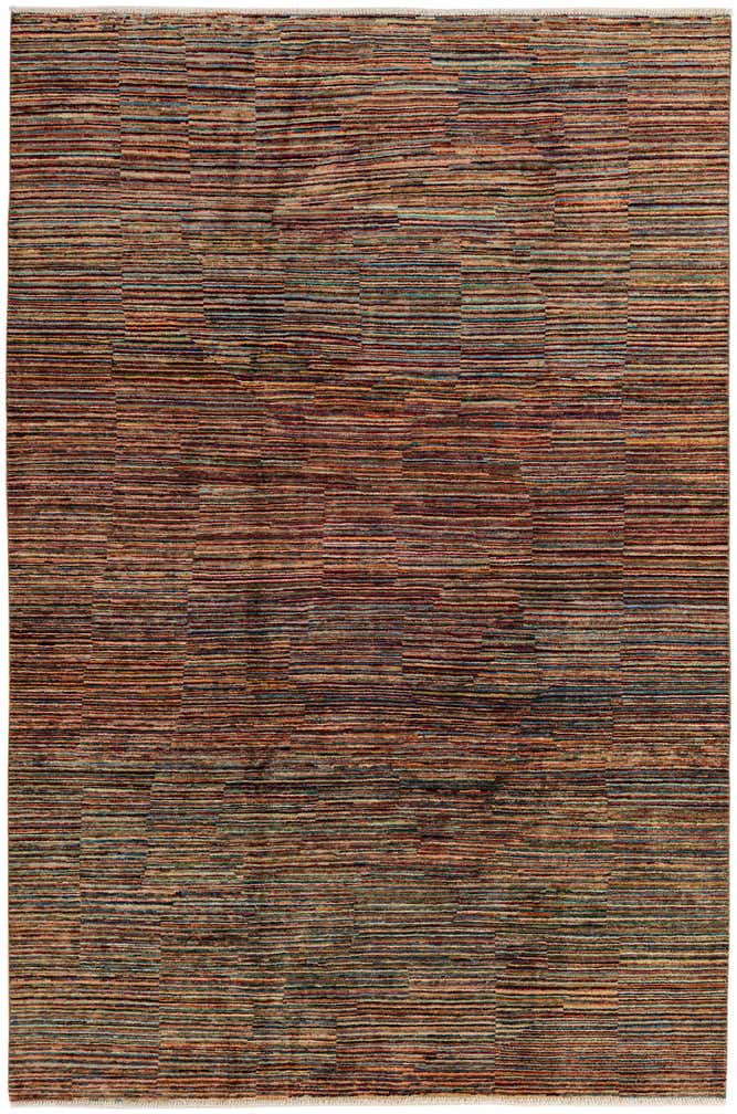 6' 5 x 9' 11 Hand Knotted Modern Ziegler Wool Rug
