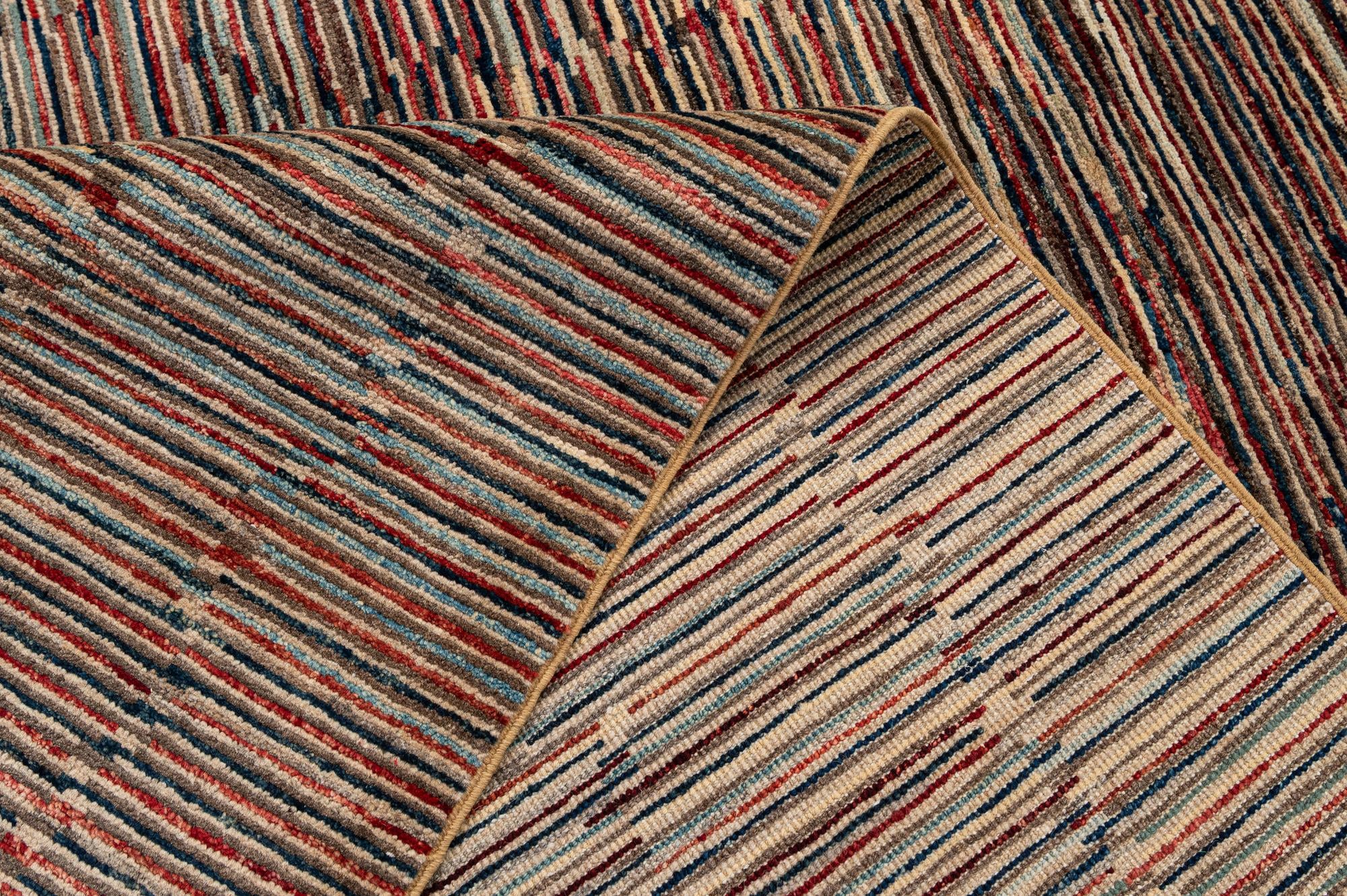 6' 7 x 9' 8 Hand Knotted Modern Ziegler Rug