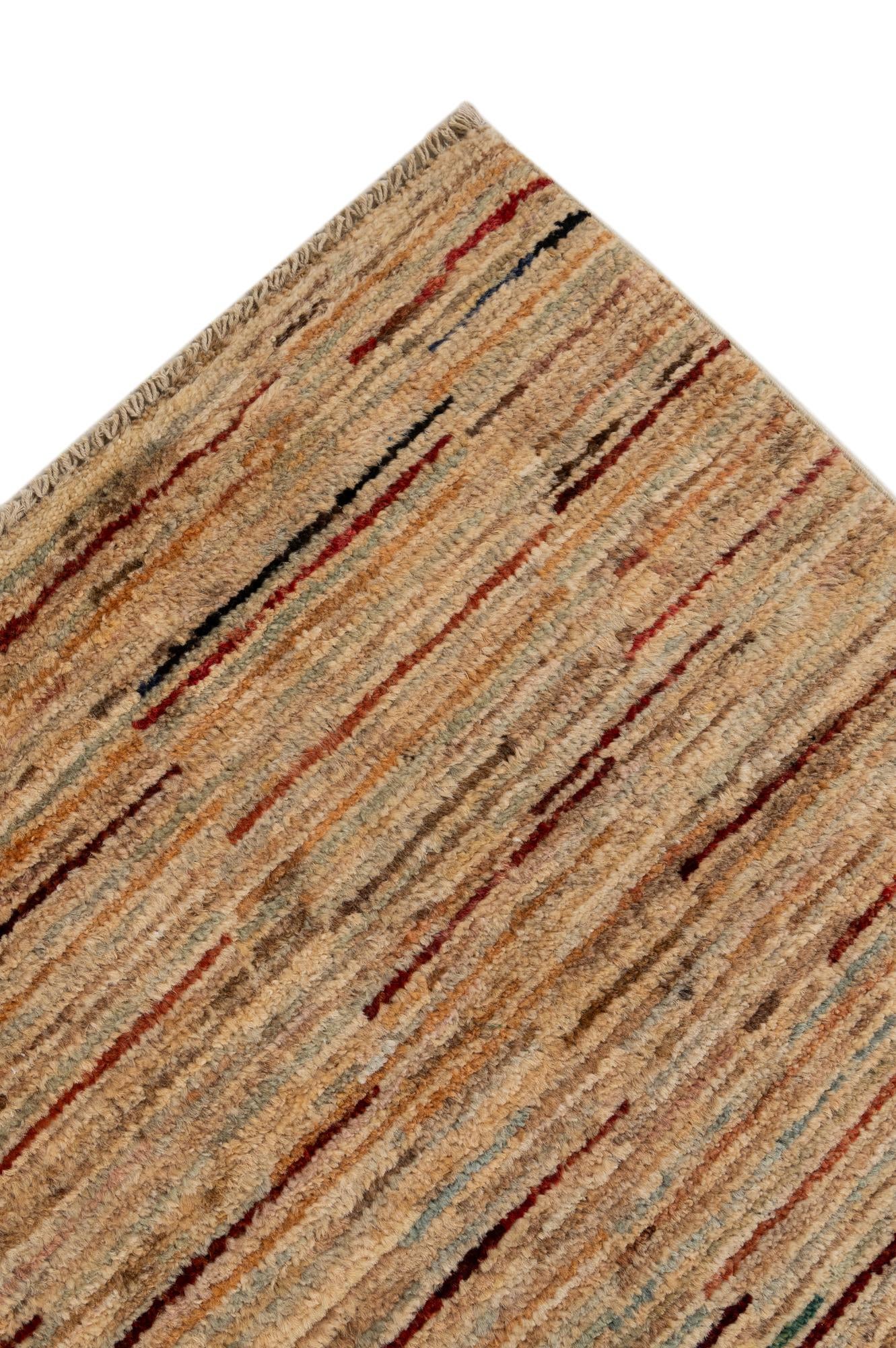 6' 7 x 9' 5 Hand Knotted Modern Ziegler Rug