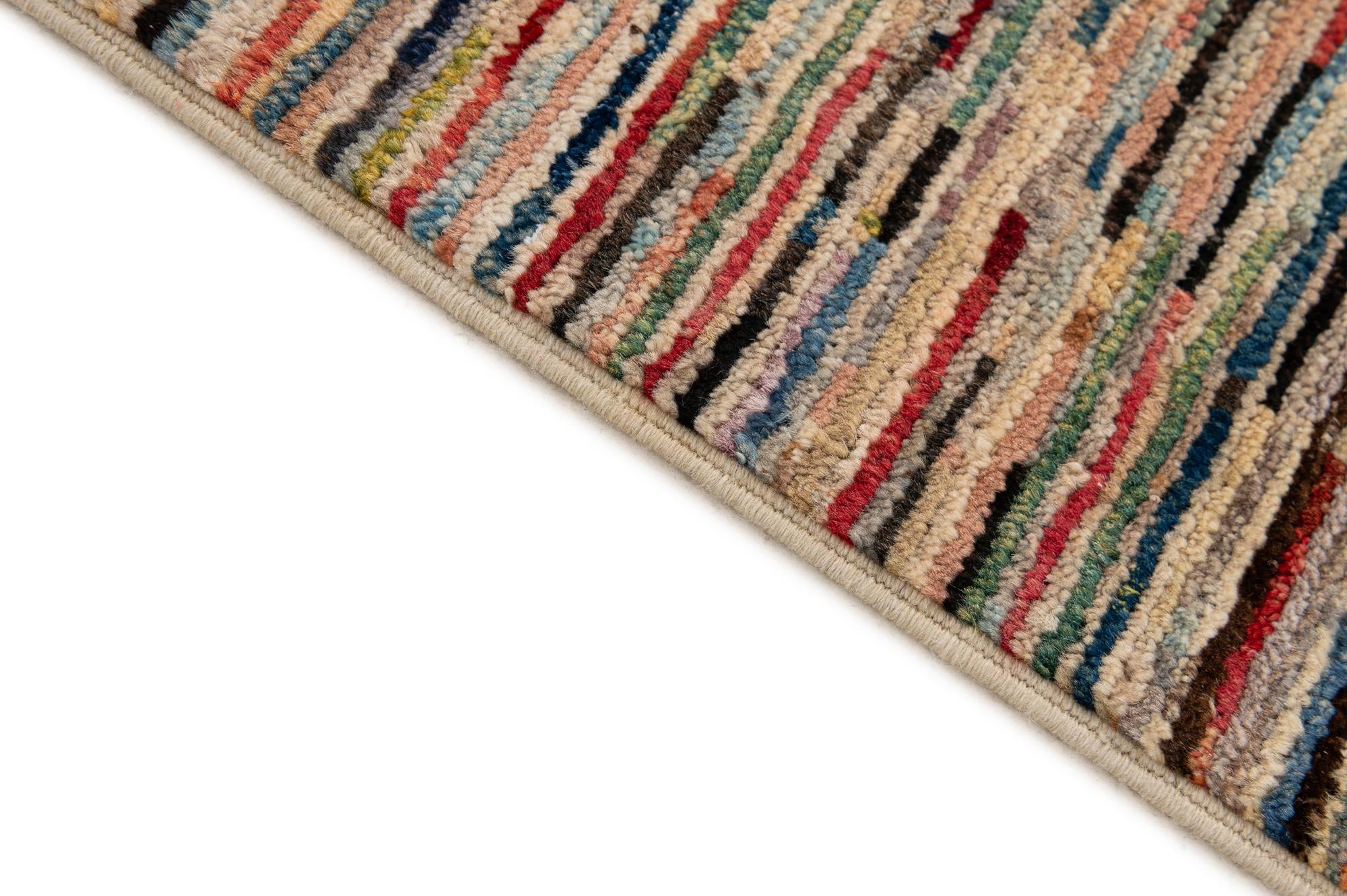 6' 10 x 9' 9 Hand Knotted Modern Ziegler Wool Rug