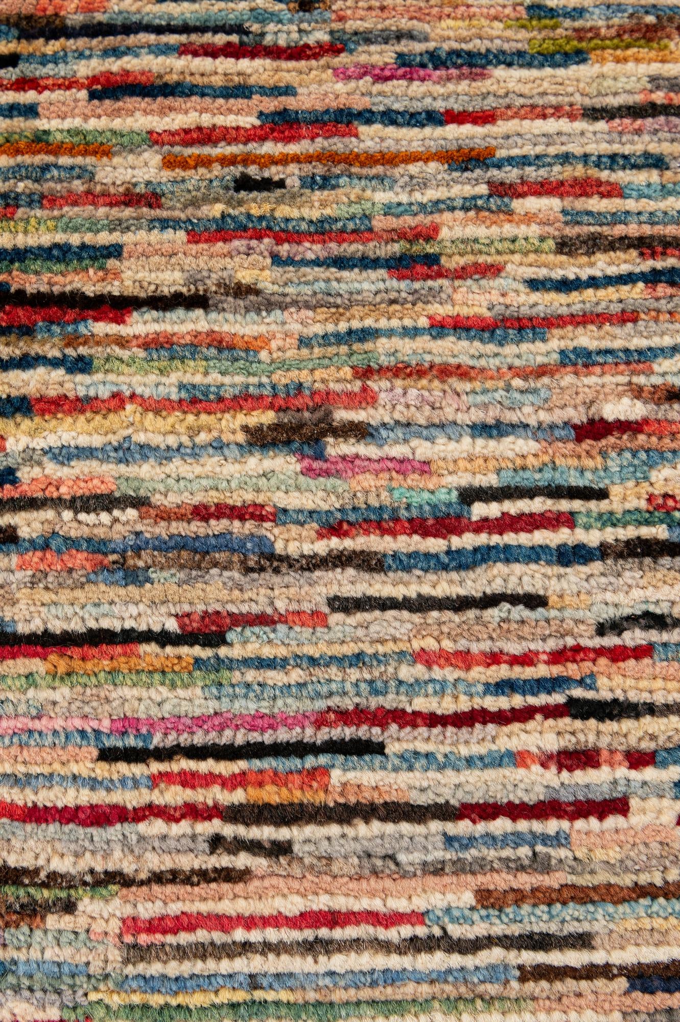 6' 10 x 9' 9 Hand Knotted Modern Ziegler Wool Rug