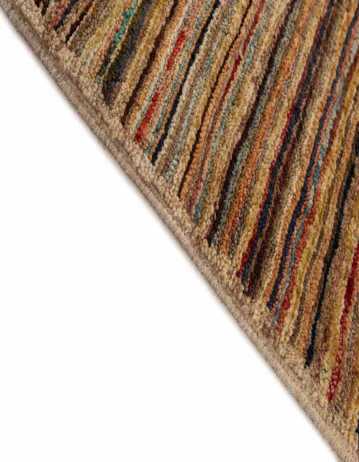 Detail image of 6' 6 x 9' 6  Hand Knotted Modern Ziegler Wool Rug