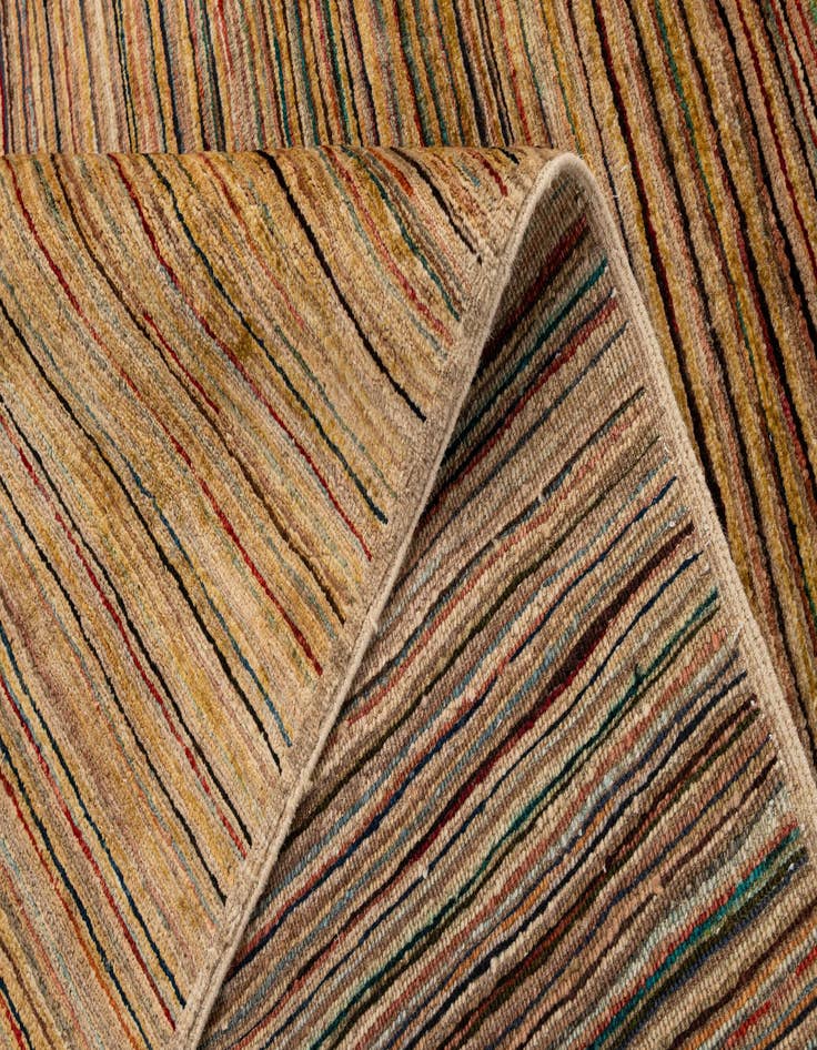 Detail image of 6' 6 x 9' 6  Hand Knotted Modern Ziegler Wool Rug