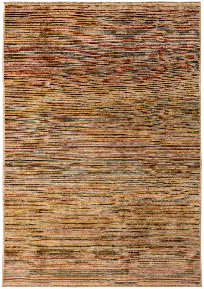 Detail image of 6' 6 x 9' 6 Hand Knotted Modern Ziegler Wool Rug