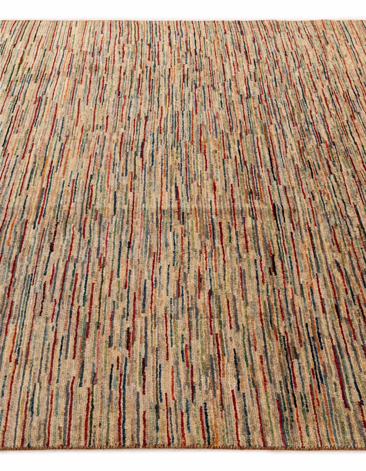 Detail image of 6' 5 x 9' 9  Hand Knotted Modern Ziegler Wool Rug