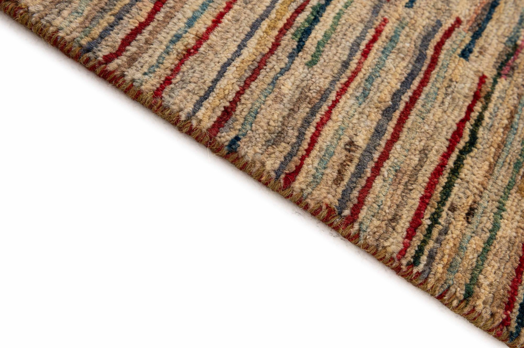 6' 5 x 9' 9 Hand Knotted Modern Ziegler Wool Rug