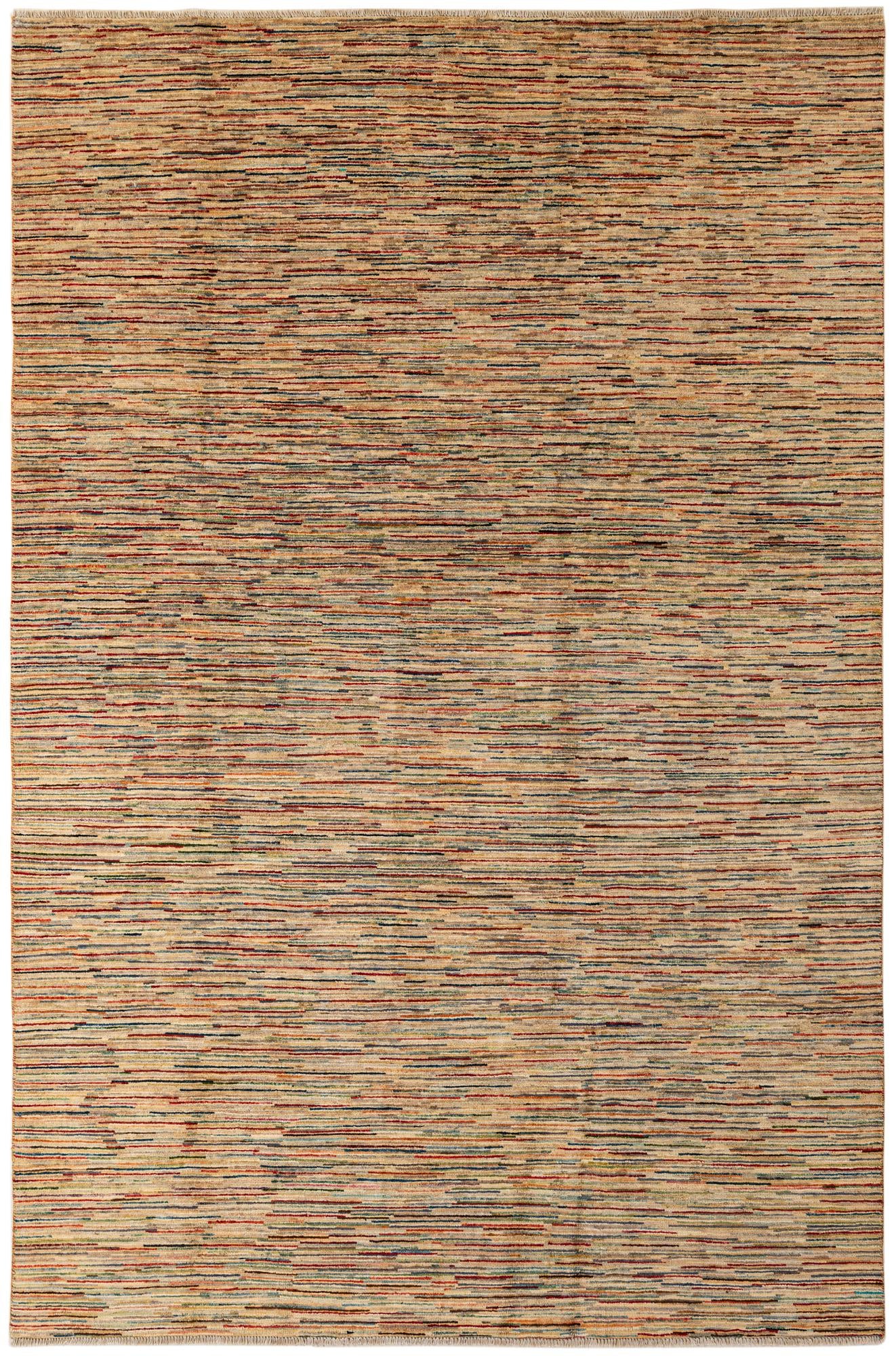 6' 5 x 9' 9 Hand Knotted Modern Ziegler Wool Rug