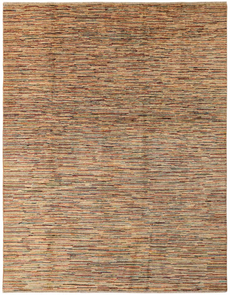 Detail image of 6' 5 x 9' 9 Hand Knotted Modern Ziegler Wool Rug