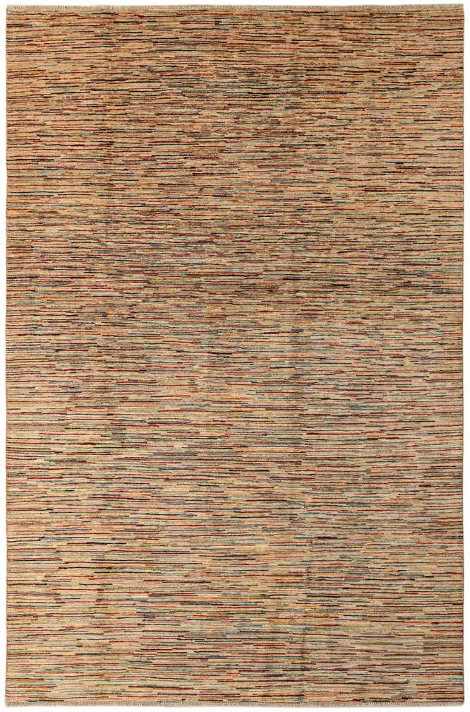 6' 5 x 9' 9 Hand Knotted Modern Ziegler Wool Rug