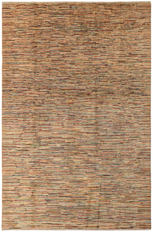 Detail image of 6' 5 x 9' 9 Hand Knotted Modern Ziegler Wool Rug