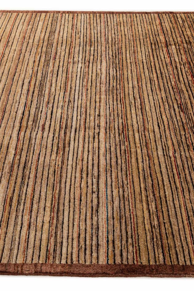 Detail image of 6' 10 x 9' 5 Hand Knotted Modern Ziegler Wool Rug