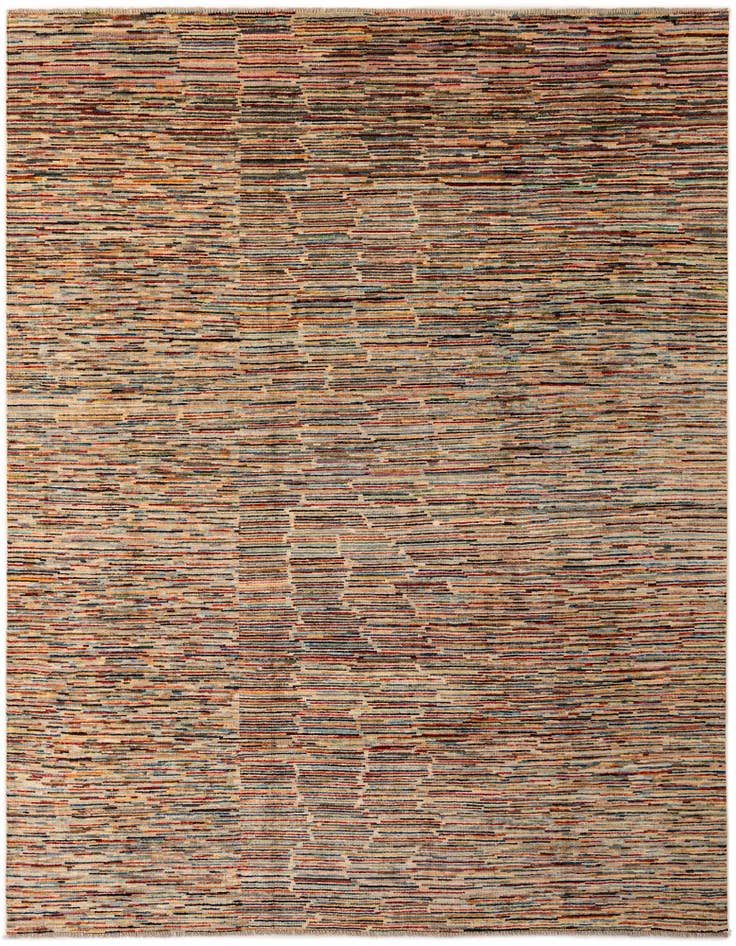 Detail image of 8' 1 x 9' 8 Hand Knotted Modern Ziegler Wool Rug