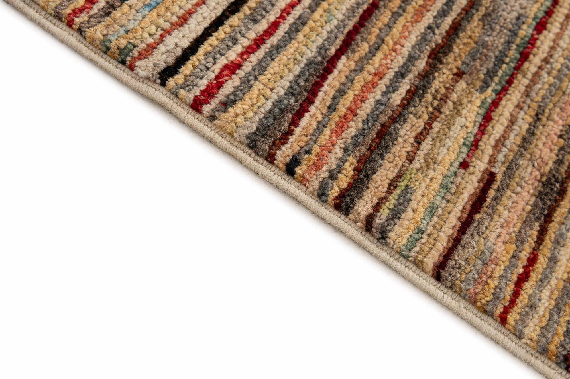 7' 11 x 9' 9 Hand Knotted Modern Ziegler Wool Rug