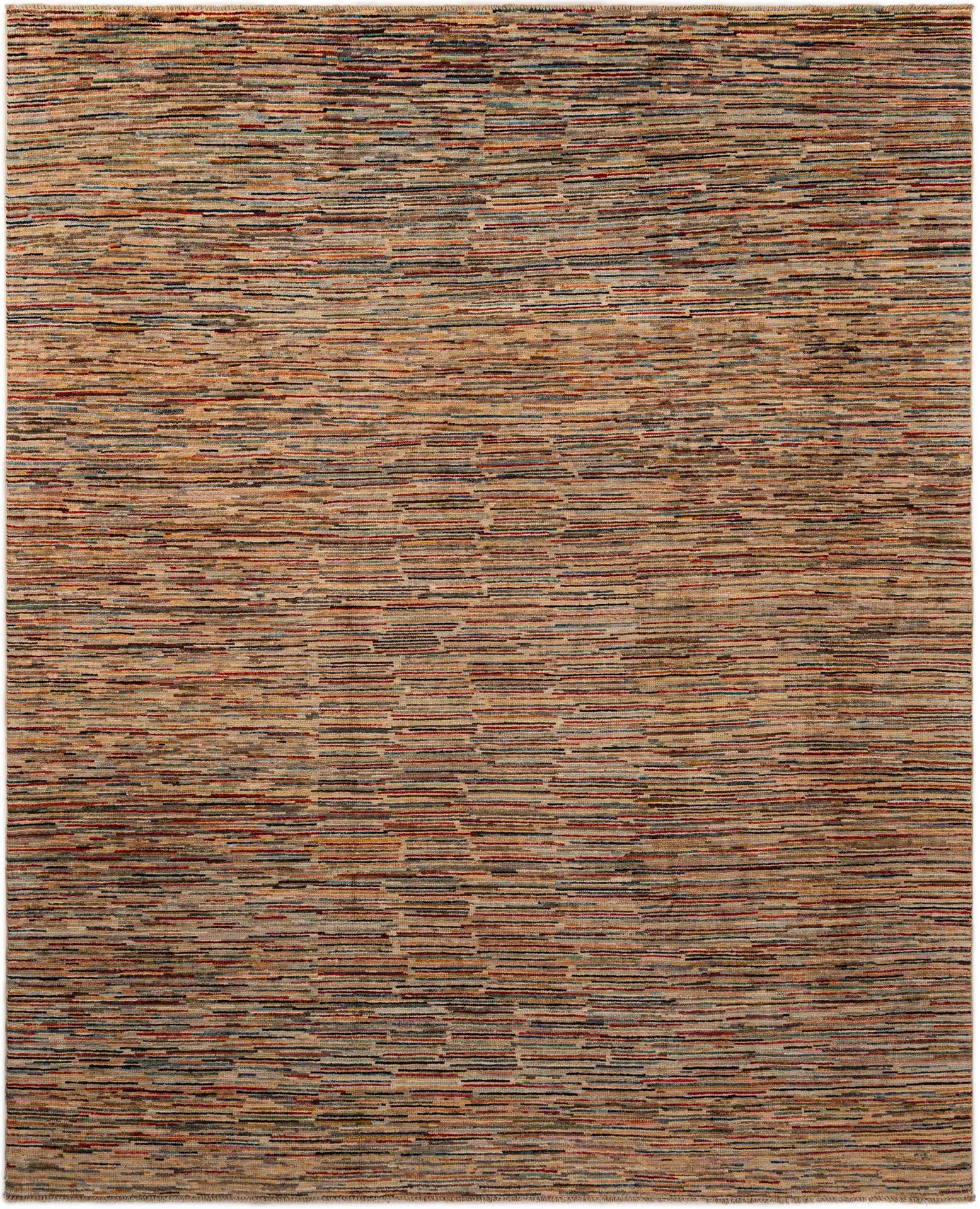 7' 11 x 9' 9 Hand Knotted Modern Ziegler Wool Rug