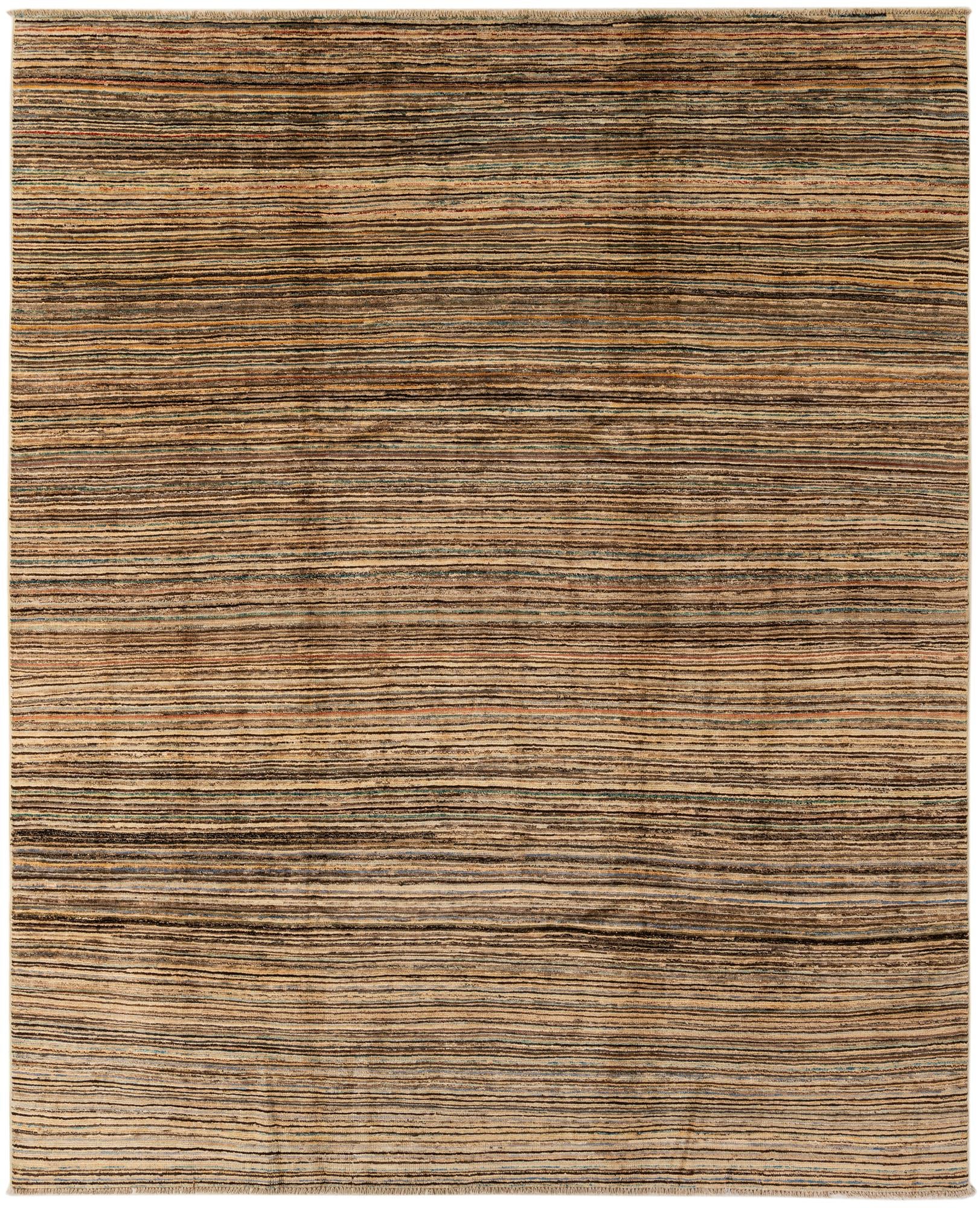 7' 10 x 9' 7 Hand Knotted Modern Ziegler Wool Rug
