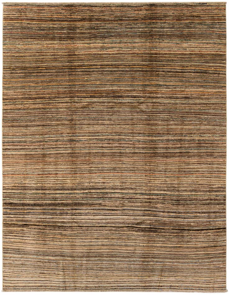 Detail image of 7' 10 x 9' 7 Hand Knotted Modern Ziegler Wool Rug