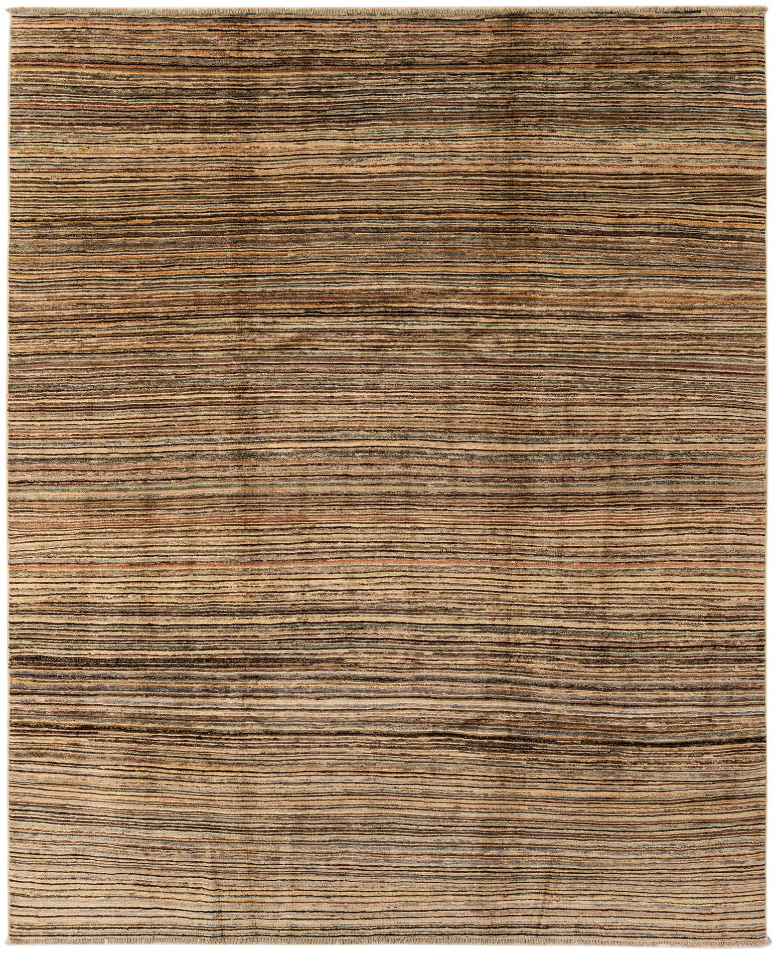 7' 10 x 9' 7 Hand Knotted Modern Ziegler Wool Rug