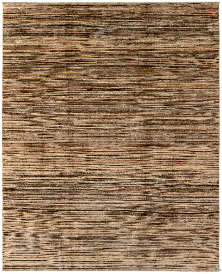 7' 10 x 9' 7 Hand Knotted Modern Ziegler Wool Rug