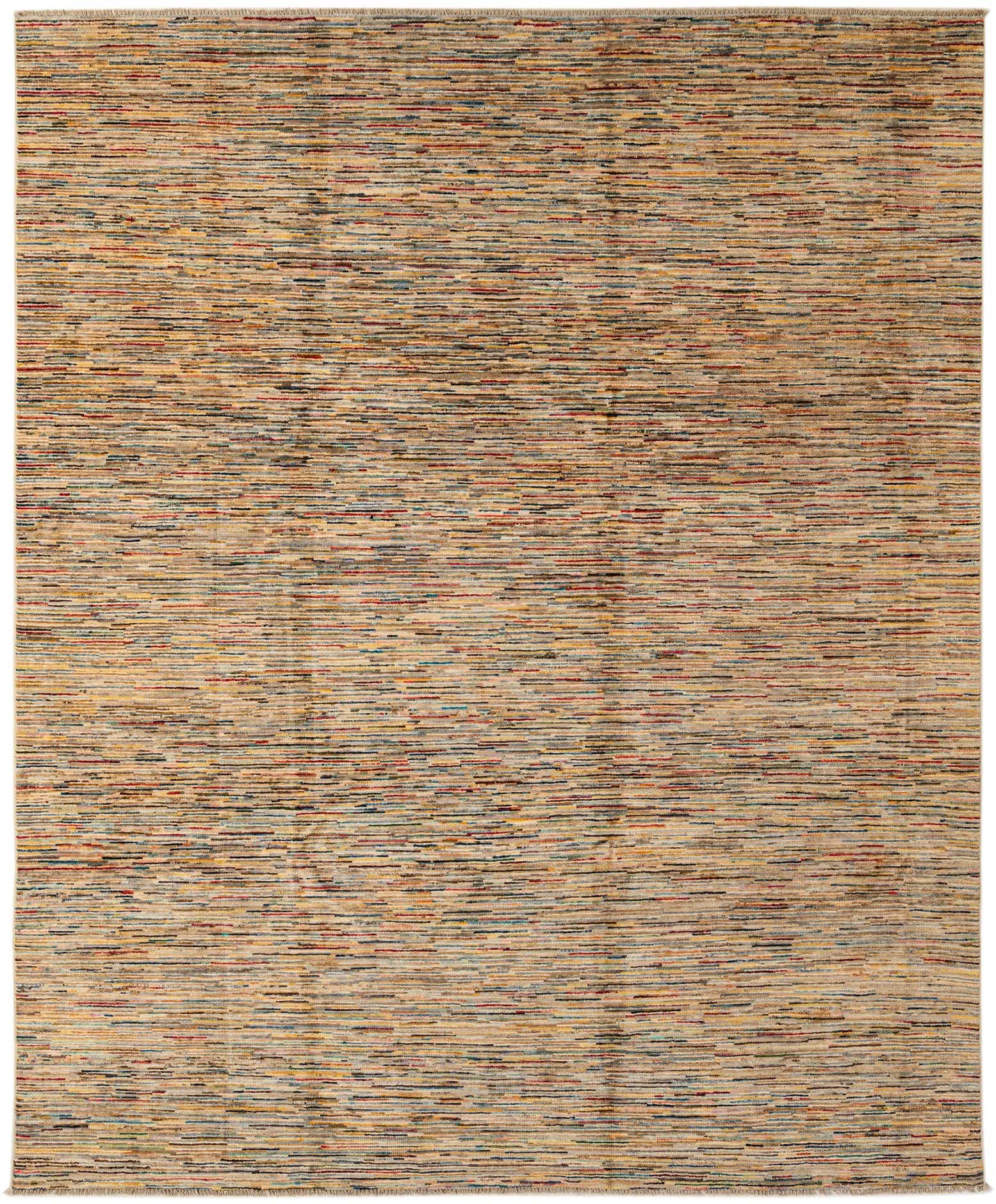 8' x 9' 10 Hand Knotted Modern Ziegler Wool Rug