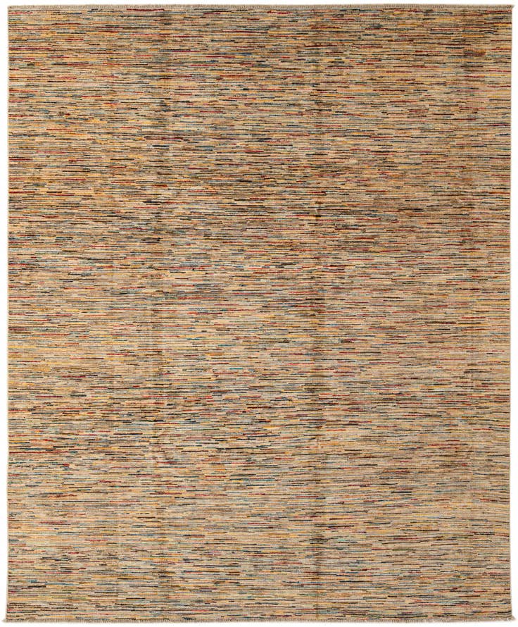 Detail image of 8' x 9' 10 Hand Knotted Modern Ziegler Wool Rug