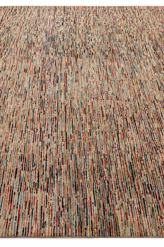8' x 10' 2 Hand Knotted Modern Ziegler Wool Rug