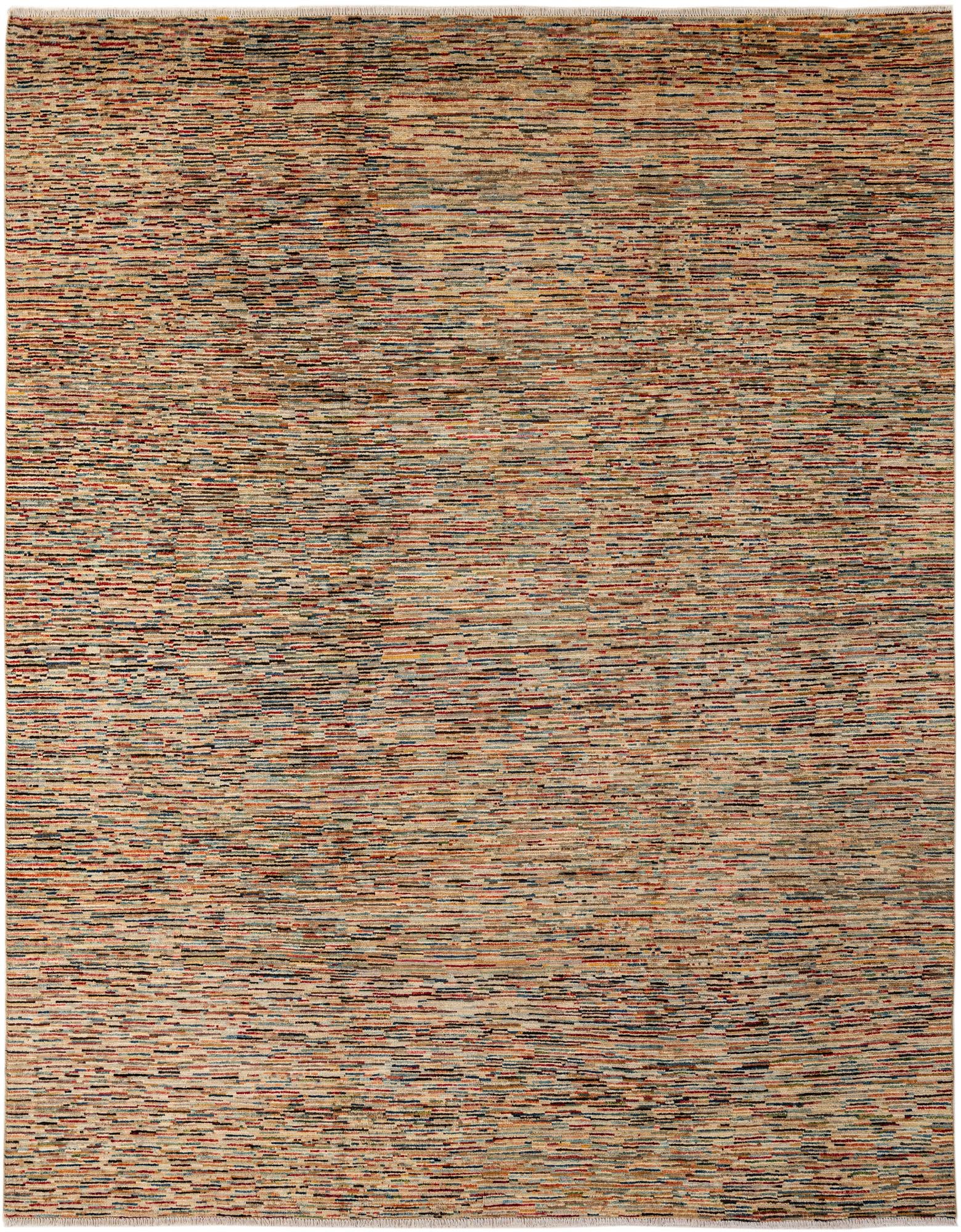 8' x 10' 2 Hand Knotted Modern Ziegler Wool Rug
