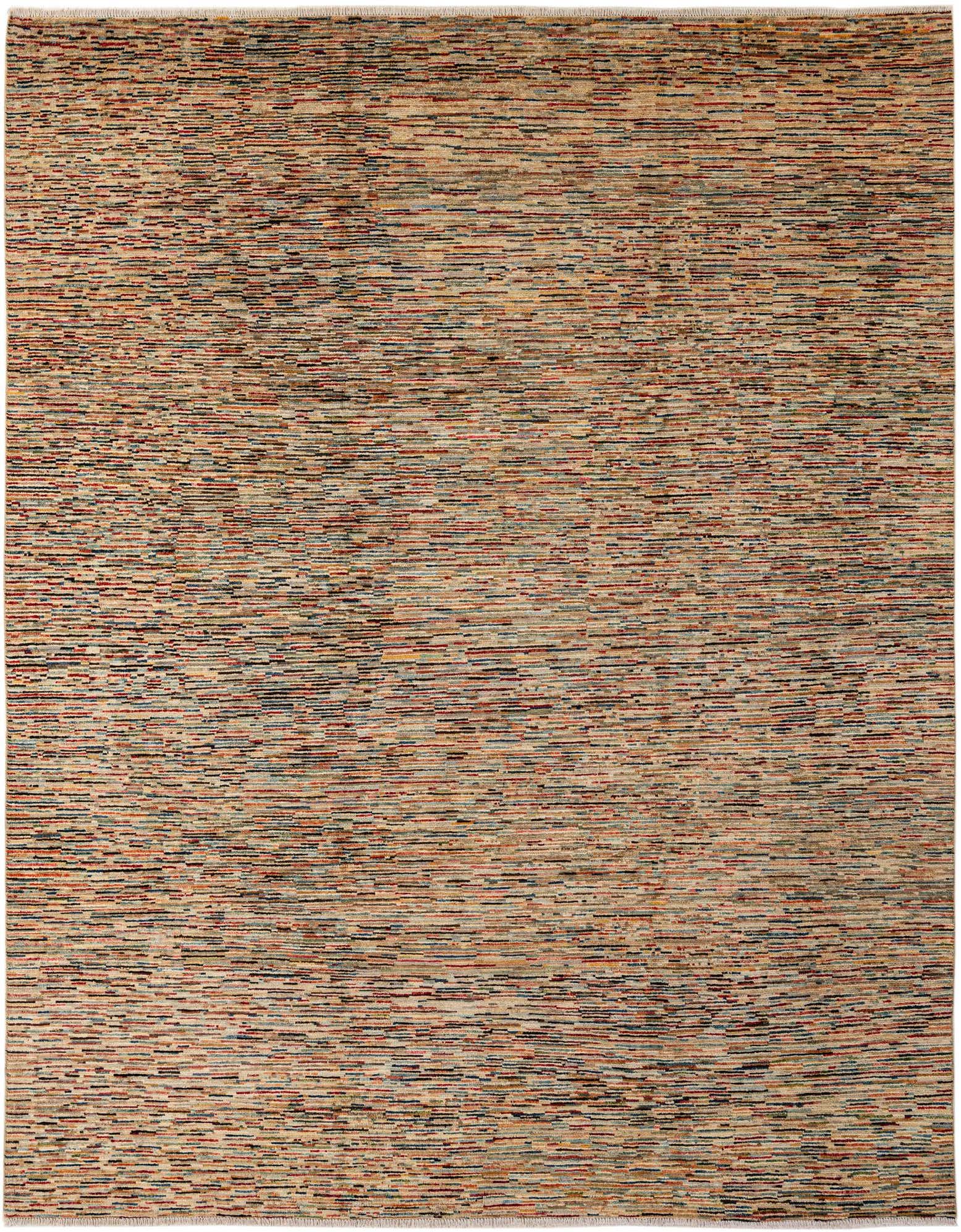 8' x 10' 2 Hand Knotted Modern Ziegler Wool Rug