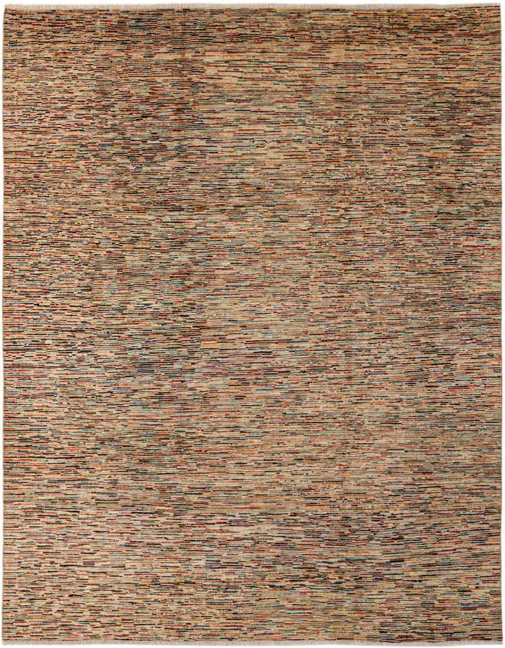 8' x 10' 2 Hand Knotted Modern Ziegler Wool Rug