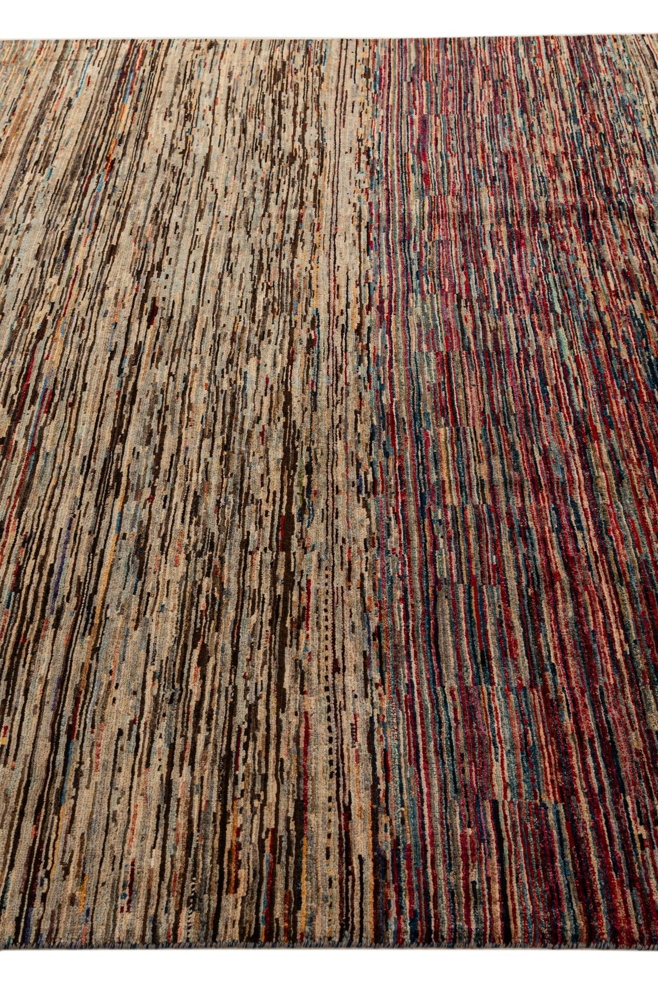 8' 2 x 11' 1 Hand Knotted Modern Ziegler Wool Rug