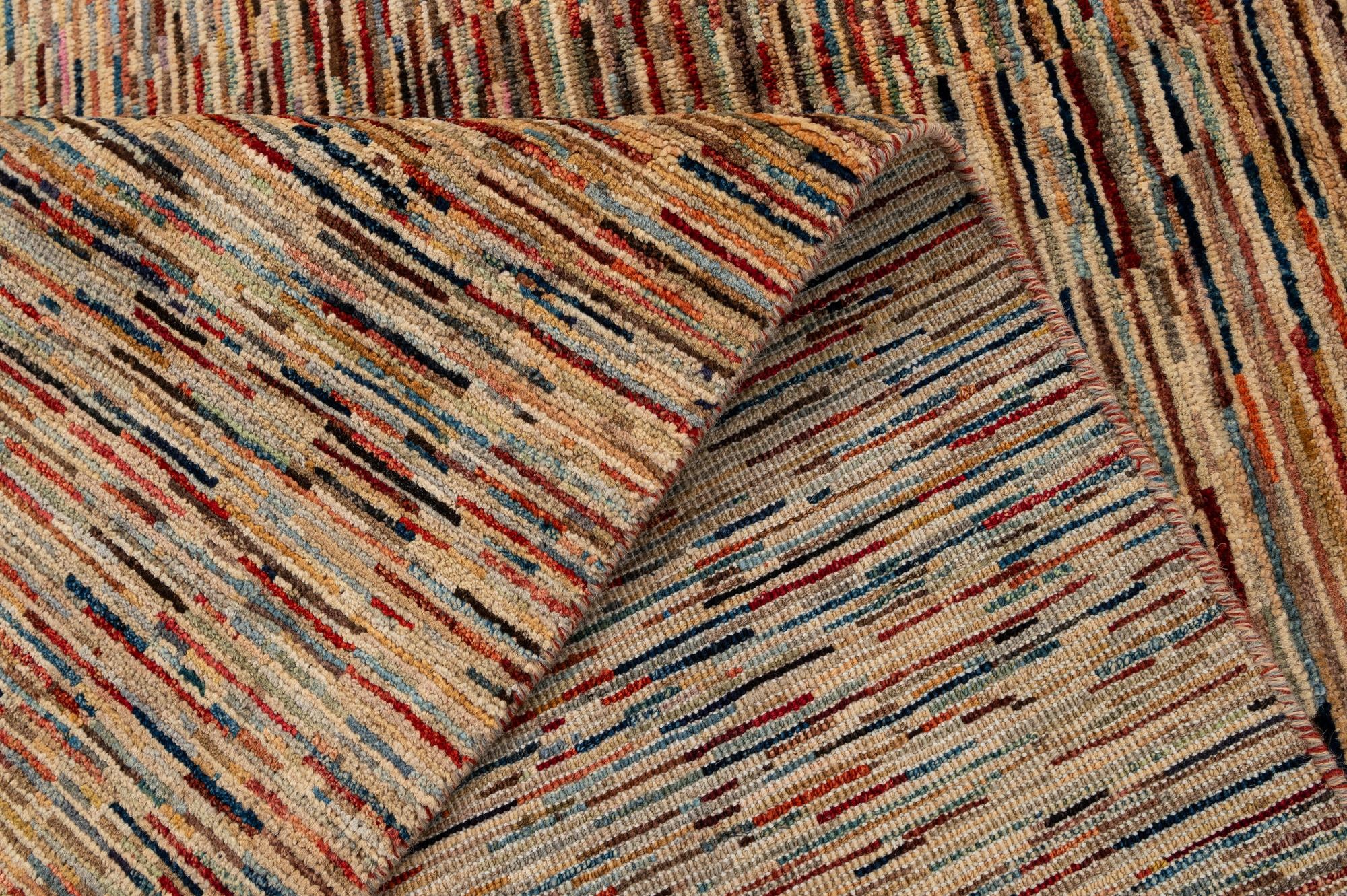 8' 2 x 11' 3 Hand Knotted Modern Ziegler Wool Rug