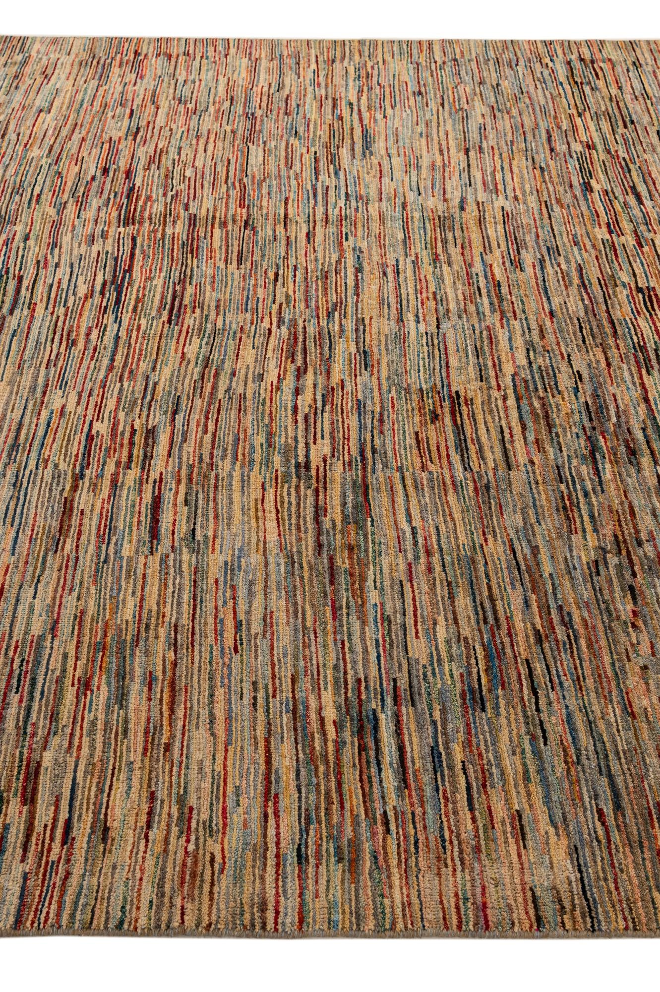 8' 1 x 11' 7 Hand Knotted Modern Ziegler Rug