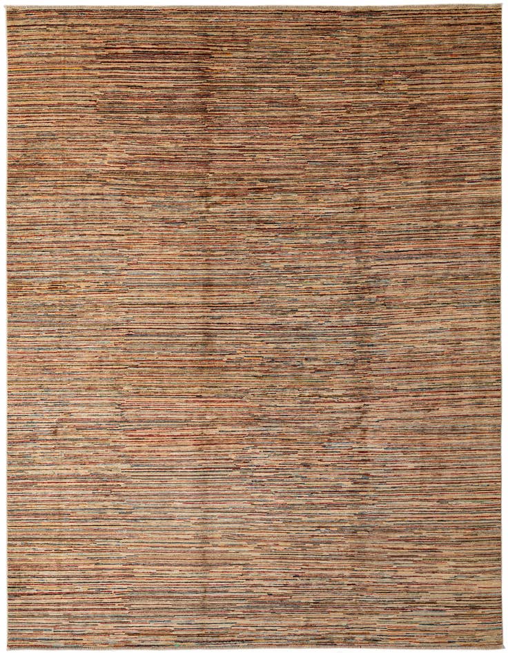 Detail image of 8' 5 x 11' 6 Hand Knotted Modern Ziegler Wool Rug