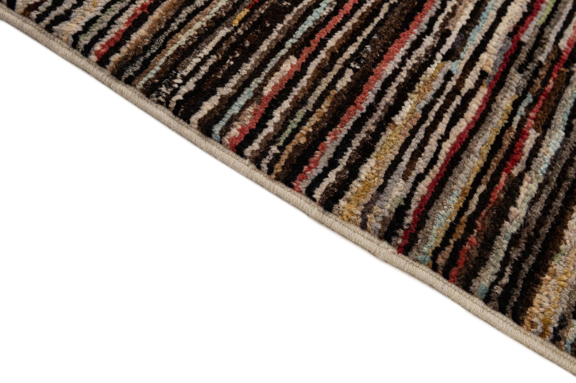 9' 1 x 11' 10 Hand Knotted Modern Ziegler Wool Rug