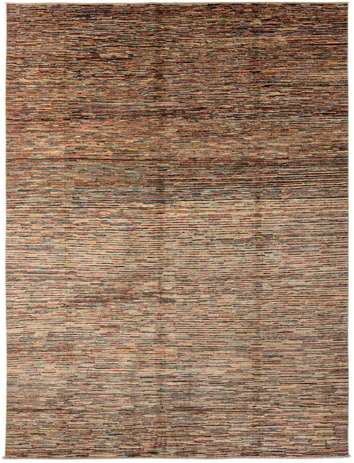 Detail image of 9' 2 x 11' 11 Hand Knotted Modern Ziegler Wool Rug