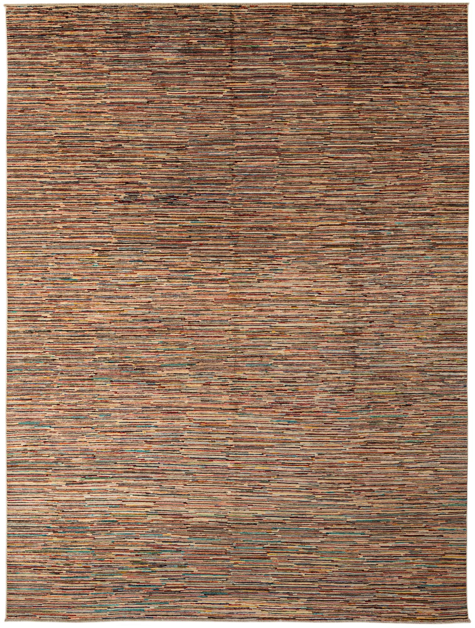 9' 7 x 12' 10 Hand Knotted Modern Ziegler Wool Rug