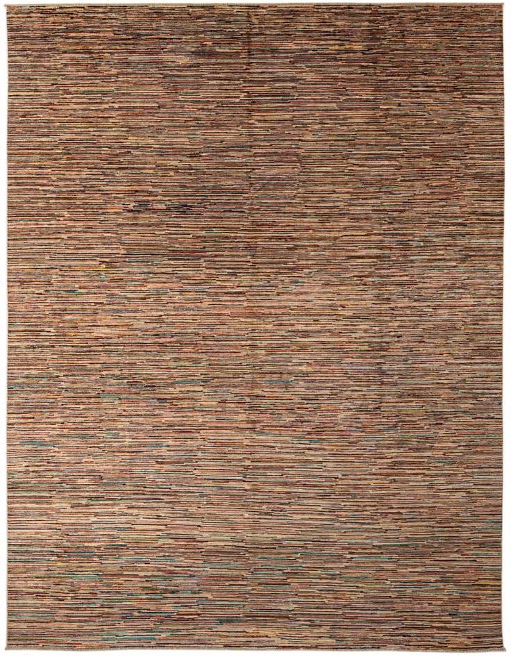 Detail image of 9' 7 x 12' 10 Hand Knotted Modern Ziegler Wool Rug