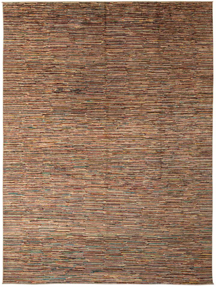 9' 7 x 12' 10 Hand Knotted Modern Ziegler Wool Rug