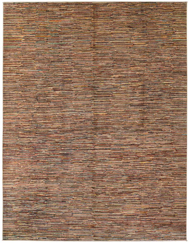 Detail image of 9' 10 x 12' 8 Hand Knotted Modern Ziegler Wool Rug