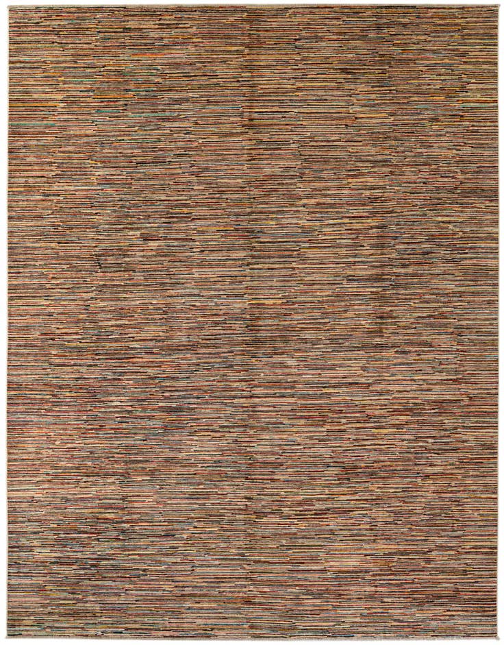 Detail image of 9' 10 x 12' 8 Hand Knotted Modern Ziegler Wool Rug