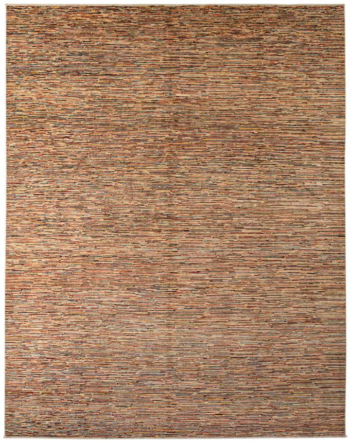 9' 11 x 12' 11 Hand Knotted Modern Ziegler Wool Rug