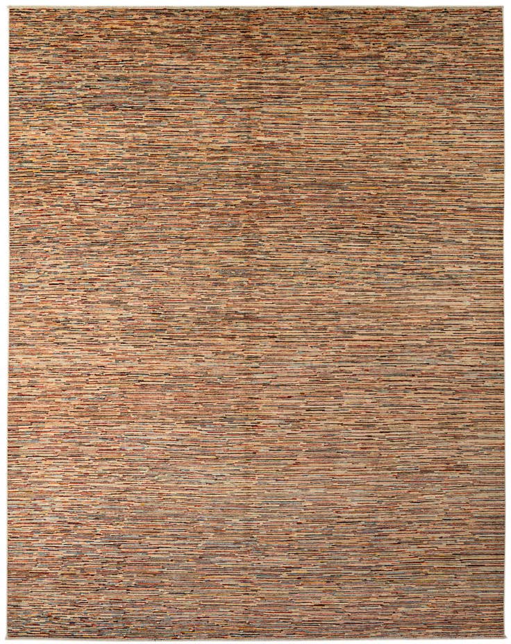 Detail image of 9' 11 x 12' 11 Hand Knotted Modern Ziegler Wool Rug