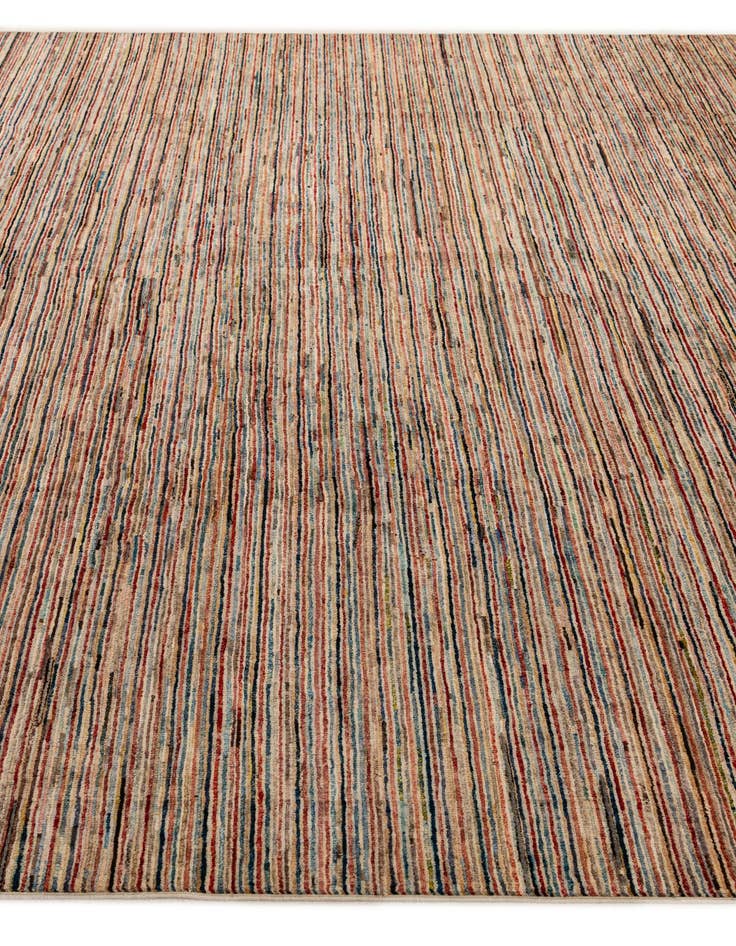 Detail image of 9' 10 x 13' 11  Hand Knotted Modern Ziegler Wool Rug